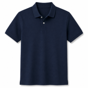 Premium Men's Classic Polo T-Shirt – Navy Blue